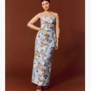 Reformation Frankie Women's 100% Linen Dress Reign Size 8 Retail $248